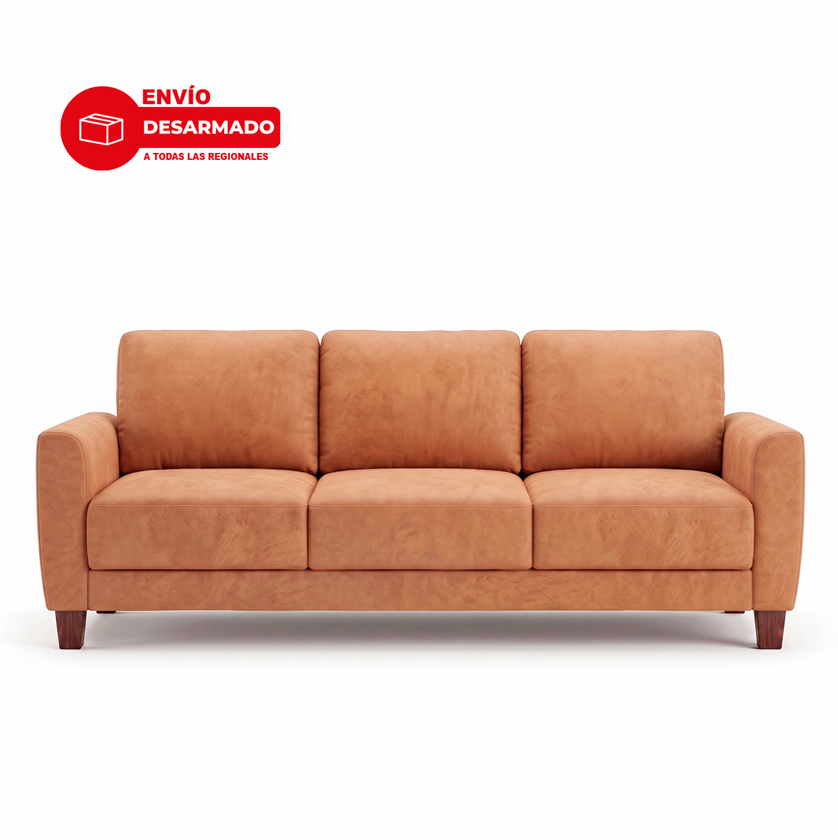 SOFÁ CONVERTIBLE SEALY KLEIN COLOR MARRON CLARO CAMEL