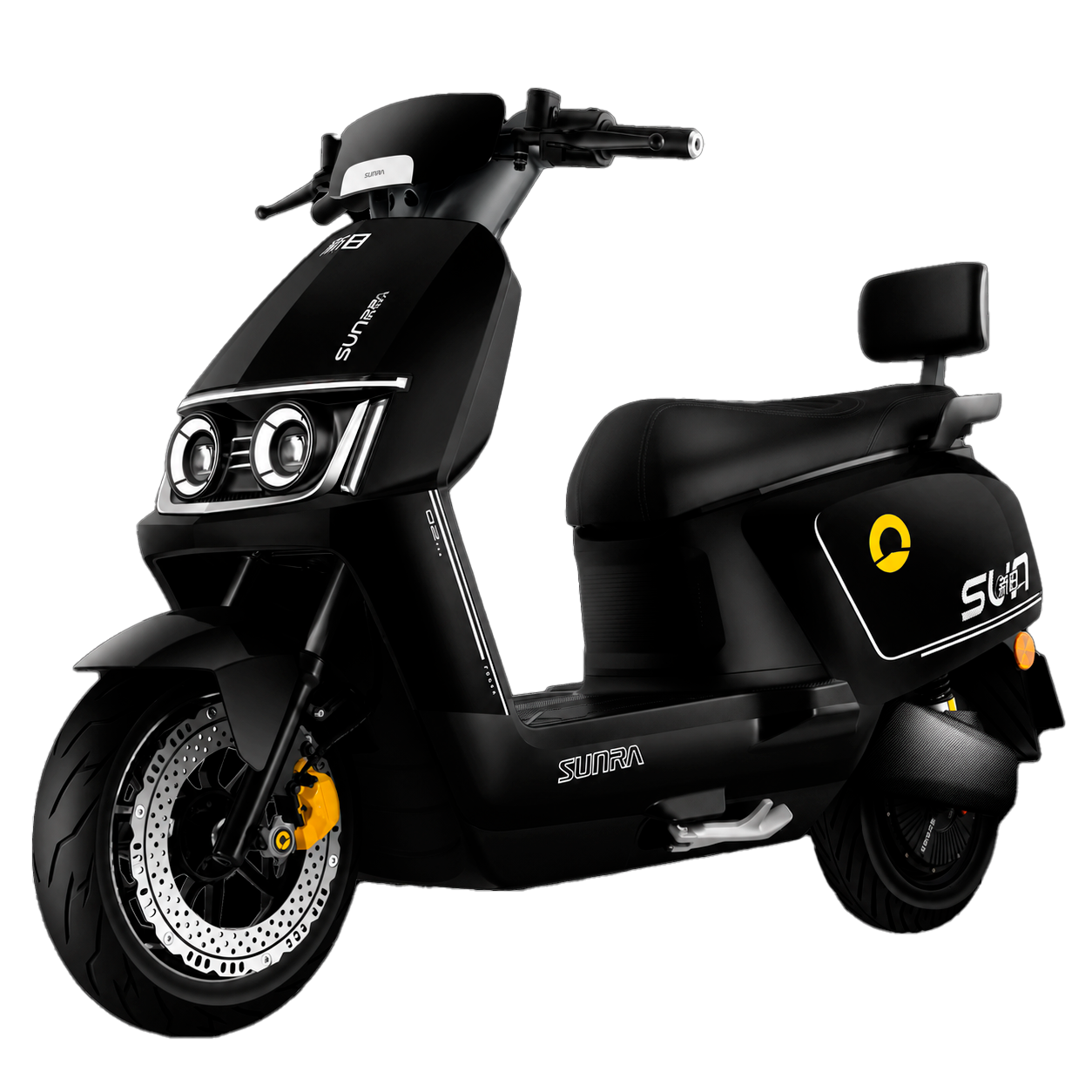 Motocicleta Eléctrica Sunra K6 1800W Color Negro 2026