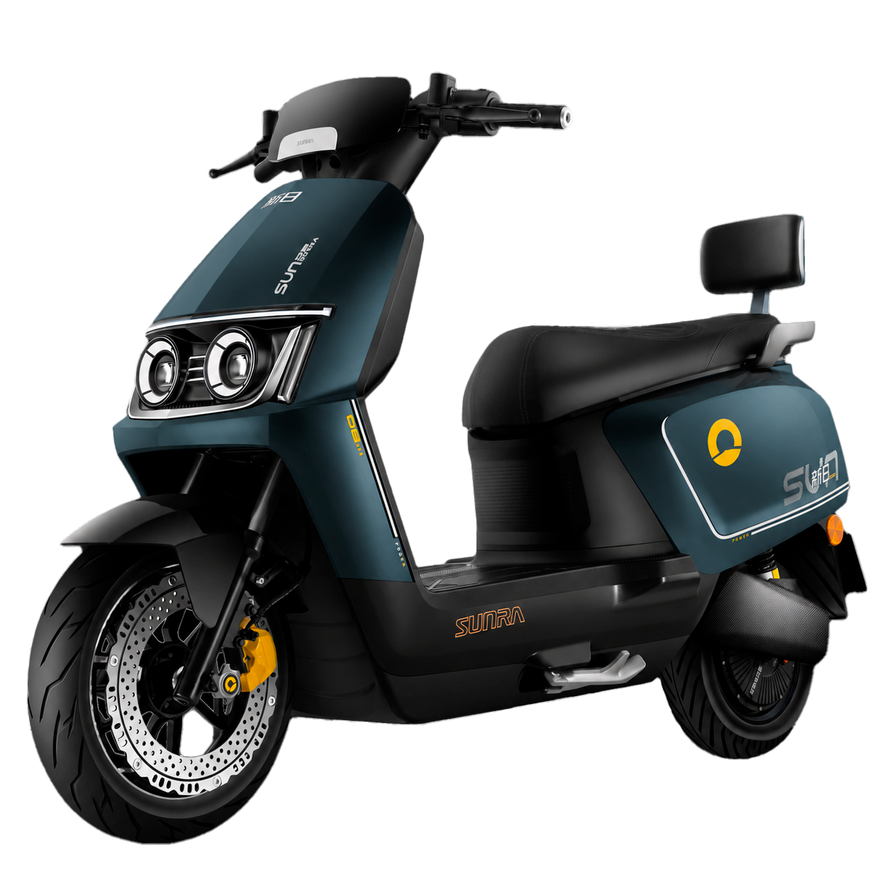 MOTOCICLETA SCOOTER K6-VERDE AZULADO VERSION GRAN AUTONOMIA 110KM