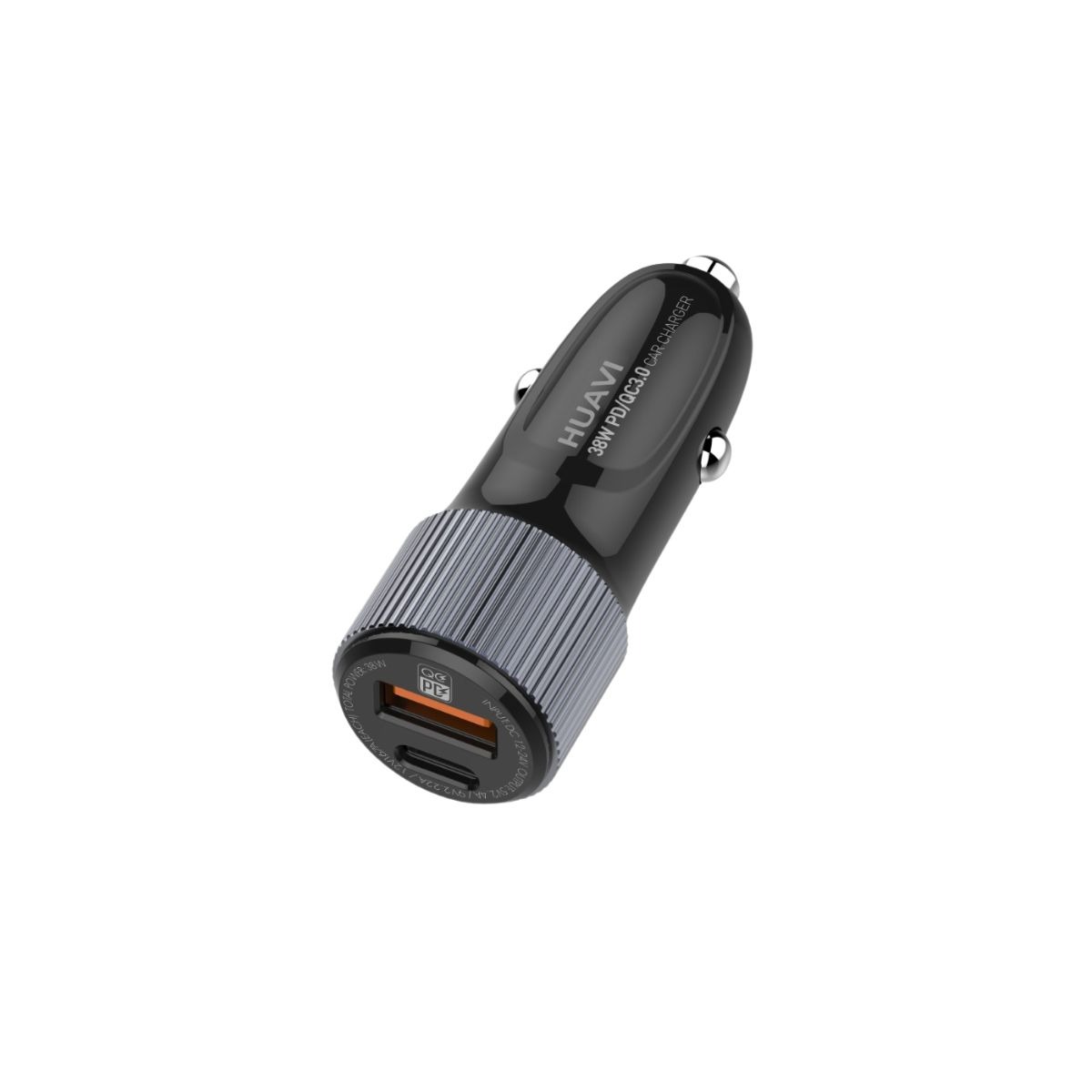 Cargador Huavi para Vehiculo A-310 de 38W color Negro