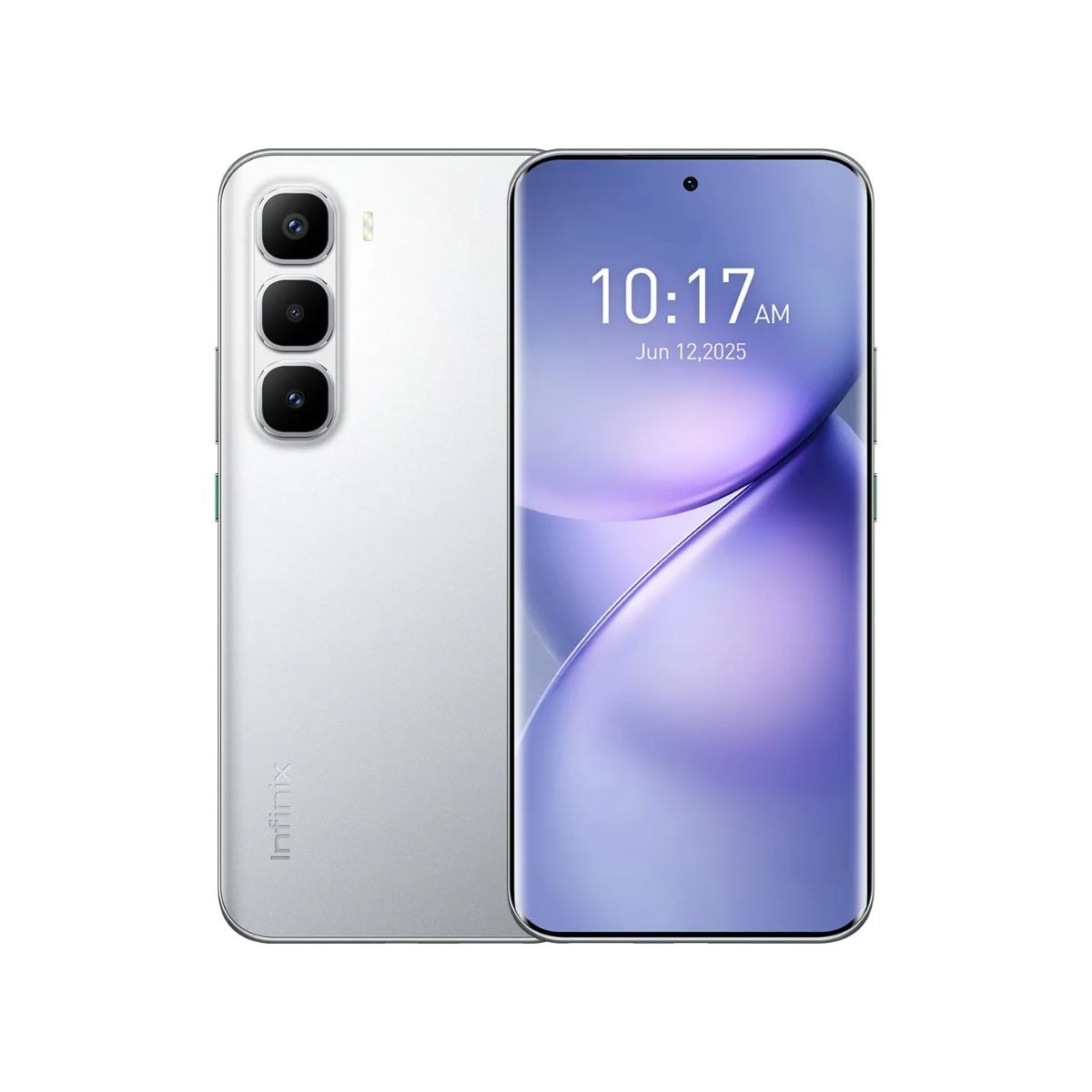 Telefono celular INFINIX HOT 60 PRO+ (8+256GB) color Plata titanio