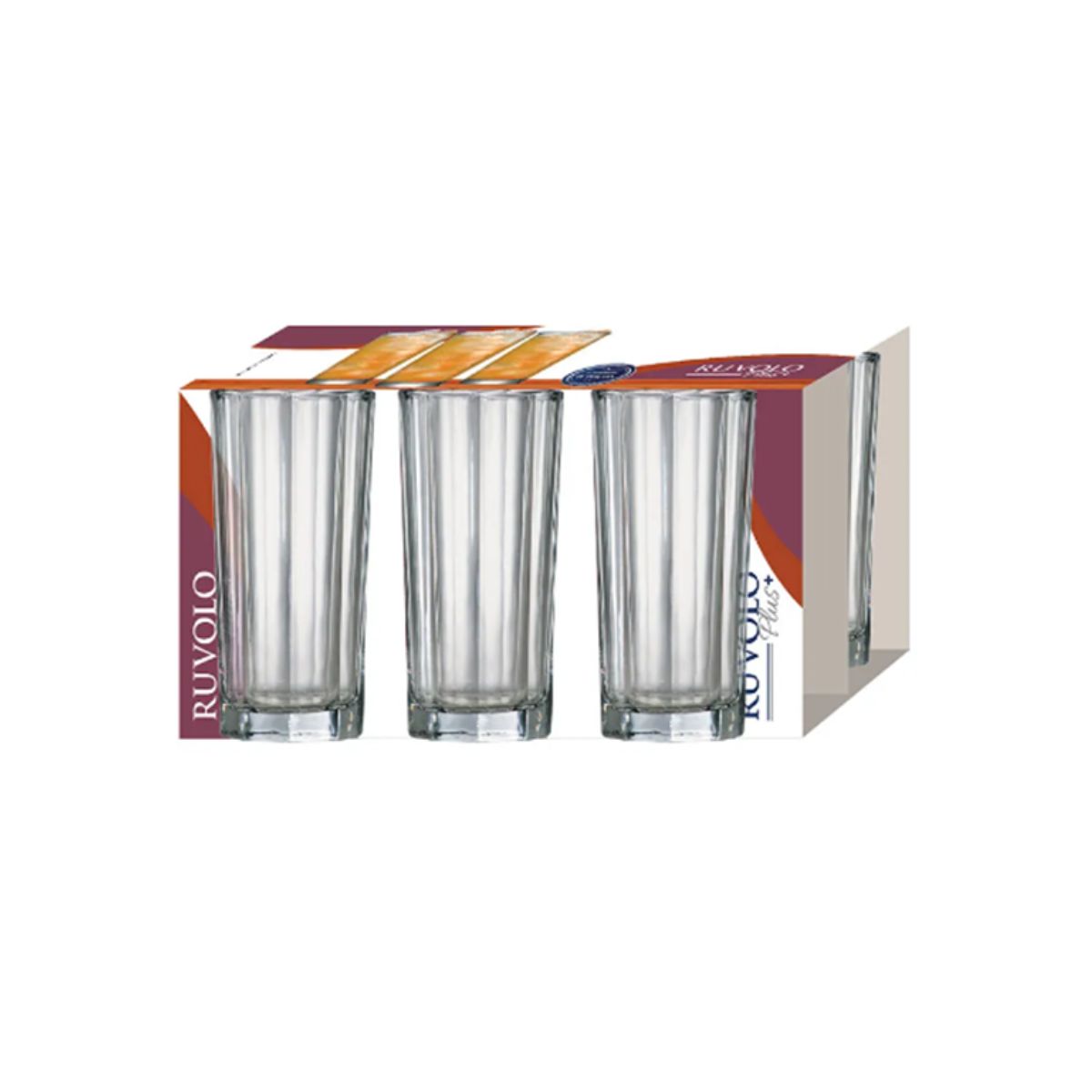 Set de vasos octon long drink de vidrio 6 piezas 680733