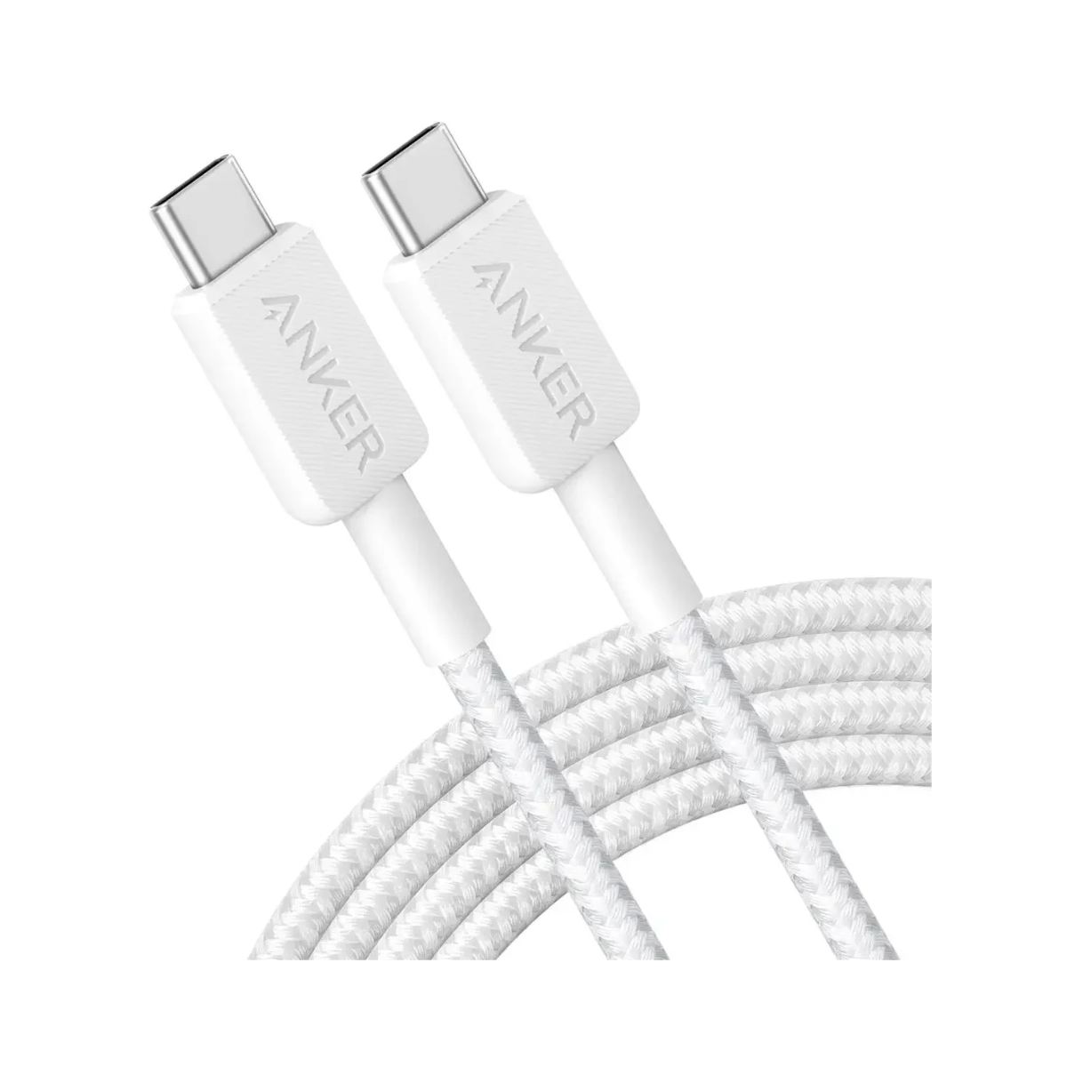 Cable Anker Tipo C 1.8m 60W Trenzado Blanco