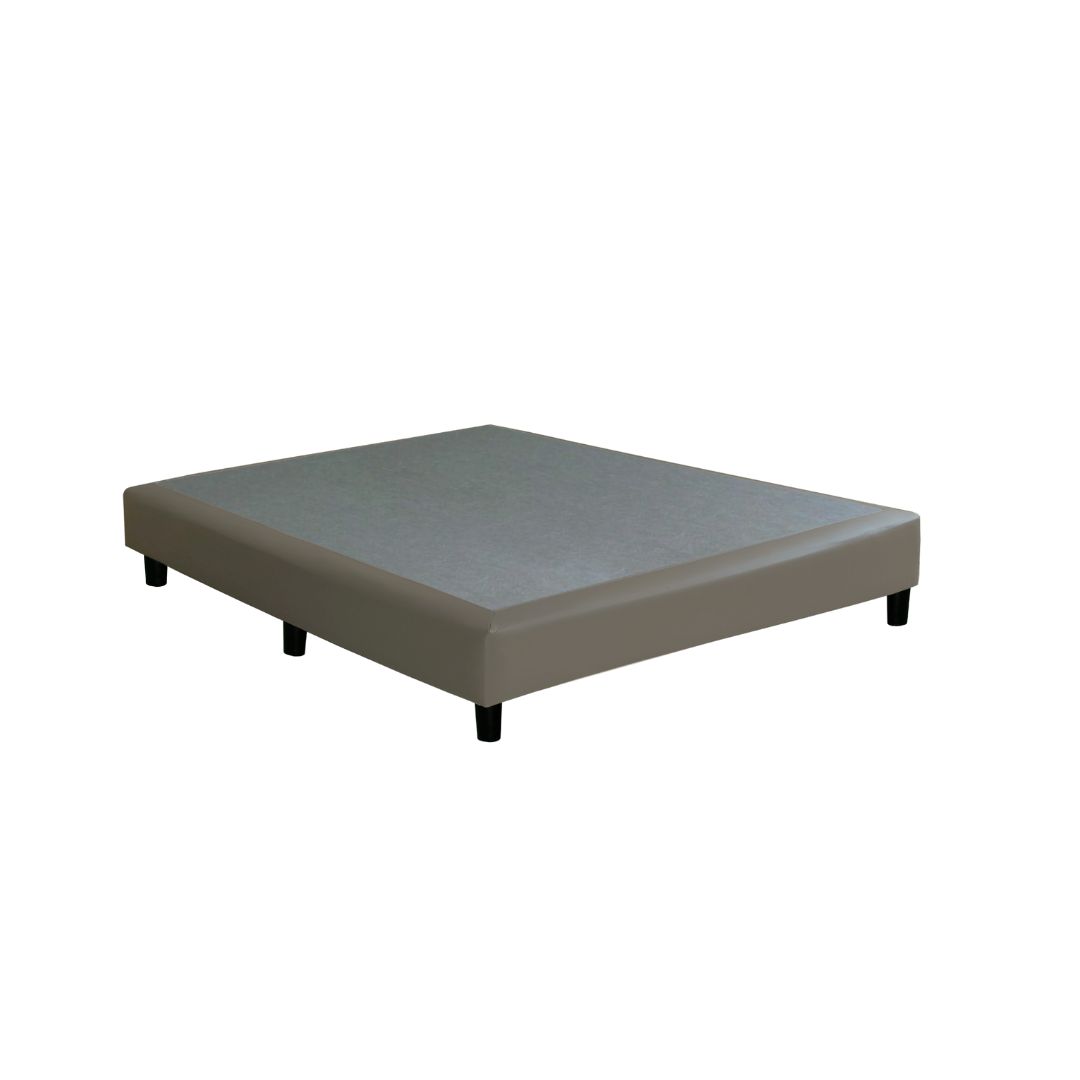 Sommier Maxiking Ecocuero TB Cemento 2 plazas (140x190)