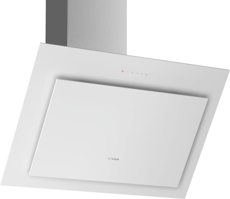 Campana Bosch inclinada de 80 cm cristal blanco