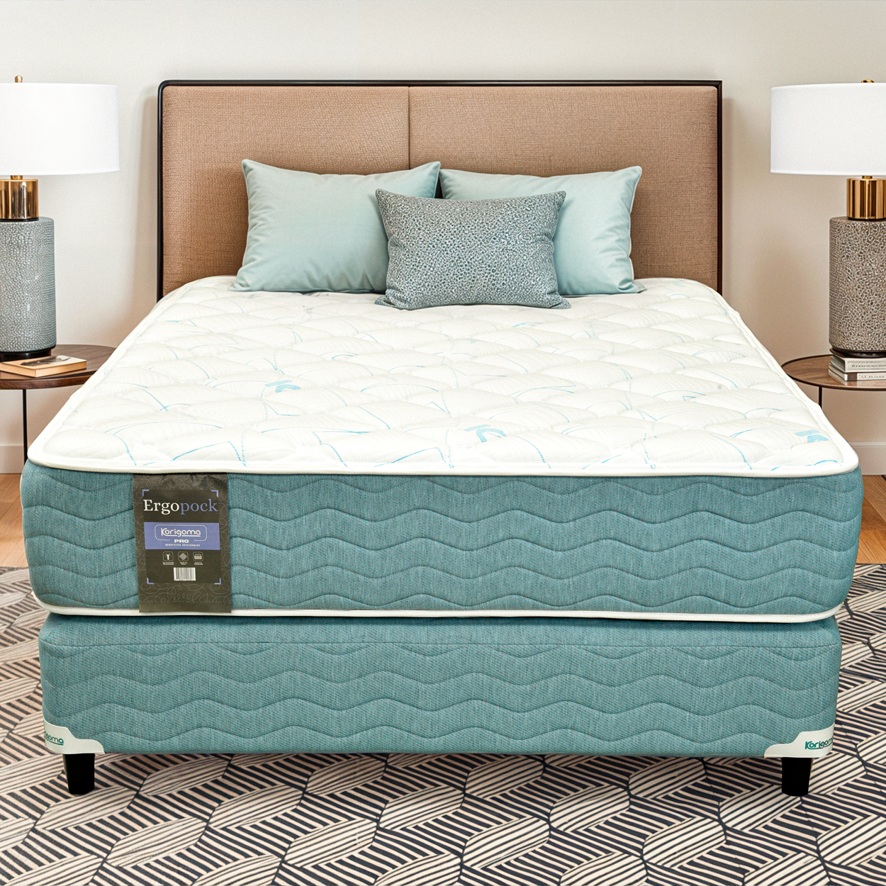 Colchon de Resortes Ergopock 1 plaza - 190x85x30 -MPC