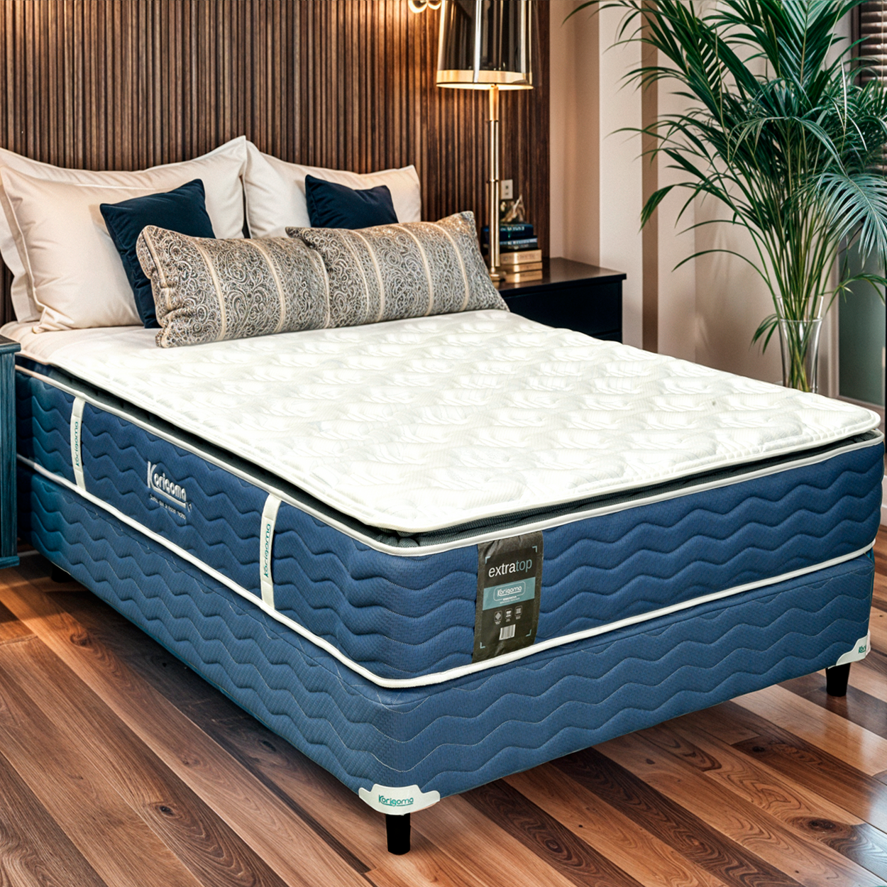 Colchon de Resortes Extratop - 2 plazas - 190x140x30 -MPC