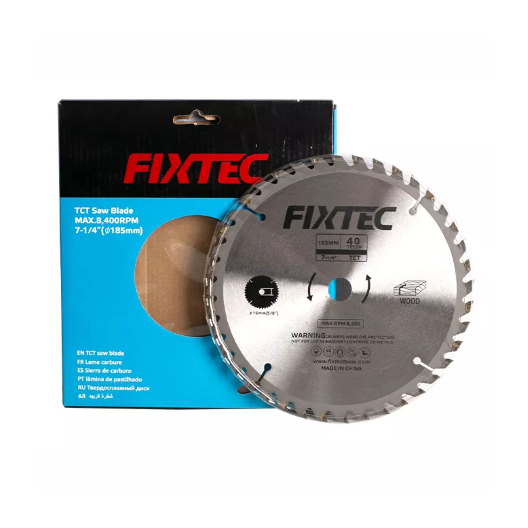 DISCO DE SIERRA CIRCULAR 7.1/4PLG 80D FIXTEC