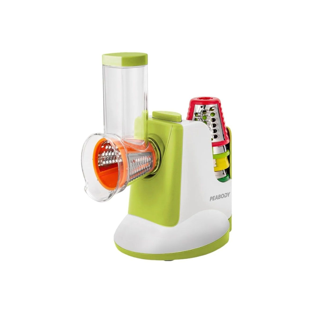 Rallador Eléctrico con Accesorio de Smoothie/Helado Verde PEABODY