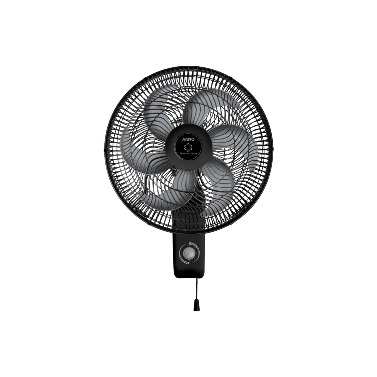 Ventilador de pared Arno Turbo Silence Maxx 70 W - 3 vel - 45 cm - 6 aspas